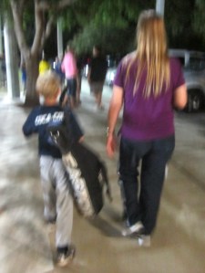 Don't worry Mom, I got my bag after a tough loss -- 3-2!